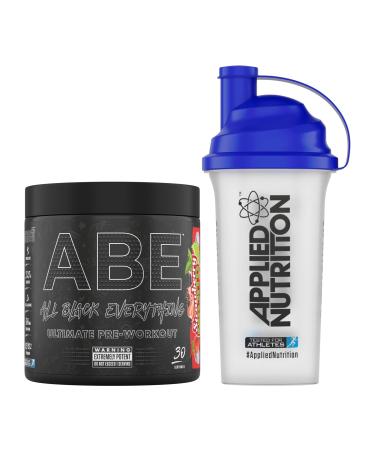 Applied Nutrition Bundle ABE Pre Workout 375g + 700ml Protein Shaker - Parent (Strawberry & Mojito)