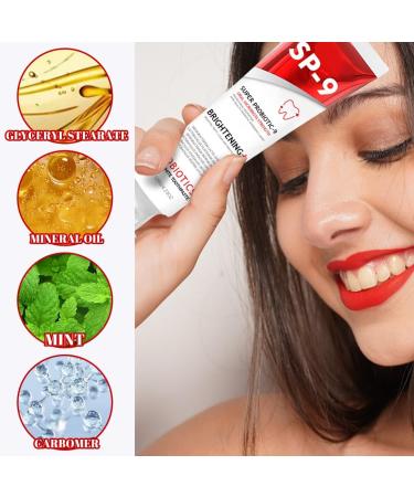 YUPZAR 120g Probiotic toothpaste toothpaste ultra whitening toothpaste designed to freshen breath and thoroughly clean the mouth - Buy Online on GoSupps.com