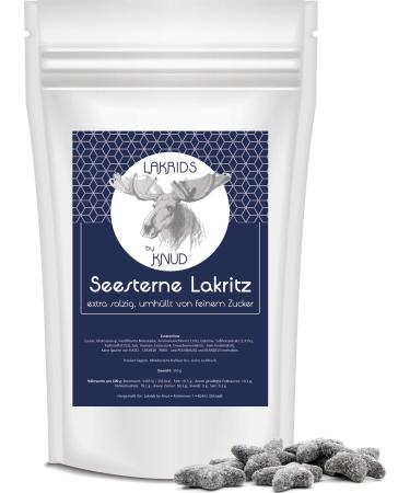 Lakrids Knud | Starfish liquorice extra salty - 150 g pack