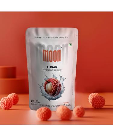 MOON Lunar Lychee Hydration Booster Energy Drink Mix Natural & Healthy Electrolytes Mix Instant Daily Hydration & Energy Boost Post Workout Energy Powder Pack of 3(16g X 18 Sachets) Lychee 10.16 Ounce (Pack of 1) - Buy Online on GoSupps.com
