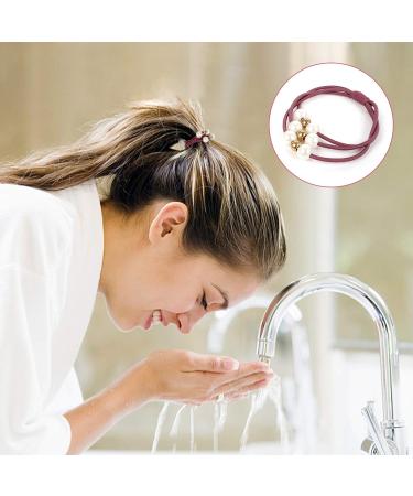 Jubaopen 10-Piece Pearl Hair Tie Set | Colorful Elastic Hair Bands for Women & Girls | Ponytail Holders & Hair Accessories | 5 Vibrant Colors - Buy Online on GoSupps.com