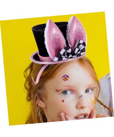 WRITWAA 1 Set Bunny Headband Easter Bunny Hair Ornament Easter Rabbit Headdress Bunny Ear Headwear Easter Bunny Ears Headband Easter Party Necktie Cosplay Prop Rabbit Ears Headband 23X15.5CM Black - Buy Online on GoSupps.com
