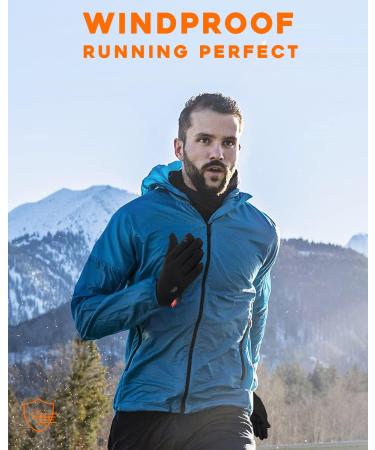 Tmani Winter Gloves - Touchscreen Thermal Thin Liner Running Gloves for Men & Women - Anti-Slip, Lightweight & Warm - Ideal for Skiing, Gardening, Driving - TM02-BLACK Large - Buy Online on GoSupps.com