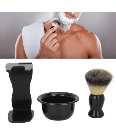 Beard Foam Brush Set for Men | Grooming Brush with Soap Dish & Stand | Nylon Beard Care Tools - Buy Online on GoSupps.com