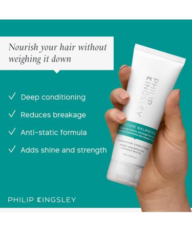 Philip Kingsley Moisture Balancing Conditioner 75ml - Nourishing Hydration for All Hair Types | International Shipping Available - Buy Online on GoSupps.com