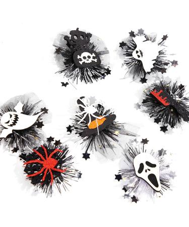 NUEAYMS Halloween Hair Clip Lace Edge Hairpin Cartoon Pumpkin Spiders Witch Hair Barrettes Hair Accessories for Women Girls 14 - Buy Online on GoSupps.com