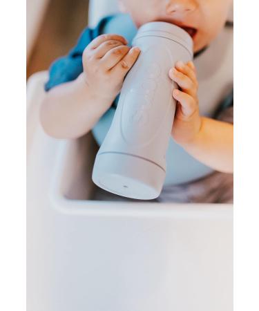 Non-Squeeze Baby Food Bottle in Duck Egg Blue - No Mess Feeding - Buy Online on GoSupps.com