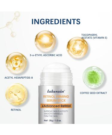 Advanced Retinol Firming Serum Stick Retinol Face Stick Visibly Tight and Firm Wrinkles Nourishing Anti-aging Repair Cream Smooth Tighten & Firm Face Neck - Buy Online on GoSupps.com