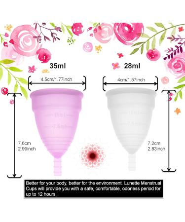 2pcs Menstrual Cup + 2IN1 450ml Perineal Douche & Bidet | Portable and Waterproof - Buy Online on GoSupps.com