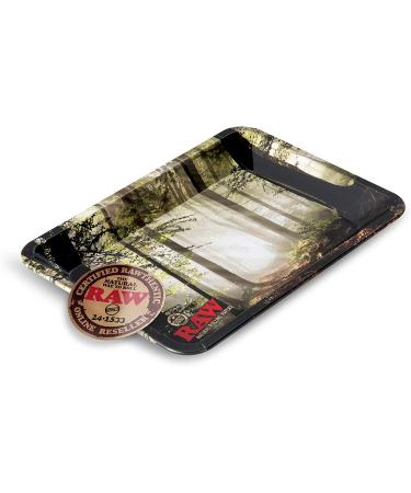 RAW Mini Smokey Forest Rolling Tray - Relax and Enjoy the Scenery - Buy Online on GoSupps.com