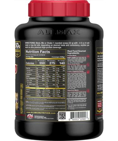 ALLMAX Nutrition Real Food Meal Prep â€“ Blueberry Cobbler 5.6 lb | Healthy All-in-One Nutrition - Buy Online on GoSupps.com