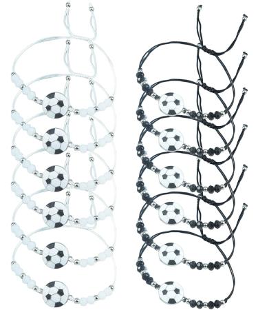 Oralgos Sporty Football Friendship Bracelet - Popular Cartoon Bangle & Wax Rope Alloy Wrist Chain for Men & Women - Buy Online on GoSupps.com