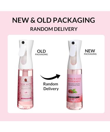 Rose Water and Peppermint Hair Scalp Moisturizing Spray with Castor Oil - For Natural Loc Care and Dreadlock Maintenance (10 oz) 10 Fl Oz (Pack of 1) - Buy Online on GoSupps.com