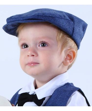 Mint Green Baby Boys Flat Cap Herringbone Tweed Newsboy Hat 6-8 Years - Royal Blue - Buy Online on GoSupps.com