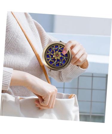LUOEM Pocket Makeup Mirror - Double-Sided Compact Mirror for On-the-Go Beauty | International Shipping Available - Buy Online on GoSupps.com