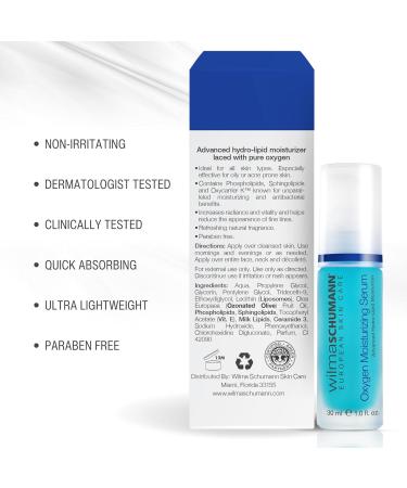Oxygen Moisturizing Serum Firming & Repairing Facial Serum for All Skin Types Hydrating 1 Oz Luxury Skin Care - Buy Online on GoSupps.com