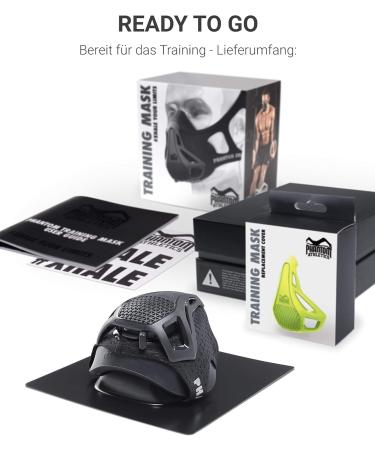 Phantom Athletics Training Mask - Enhance Endurance & Performance | Neon M - International Shipping Available - Buy Online on GoSupps.com