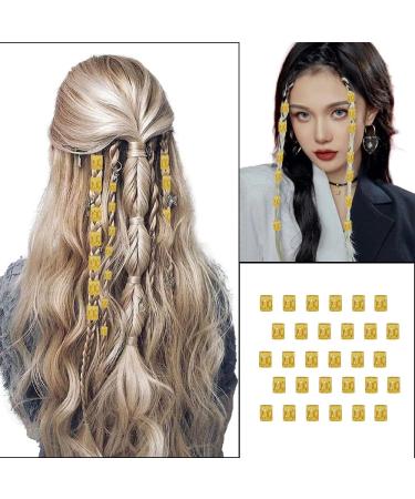 Lmyzcbzl Aluminum Dread Locks 30 Pcs Aluminum Dreadlocks Metal Cuffs Dreadlocks Accessories Dreadlocks Woven Hair Accessories Gold - Buy Online on GoSupps.com