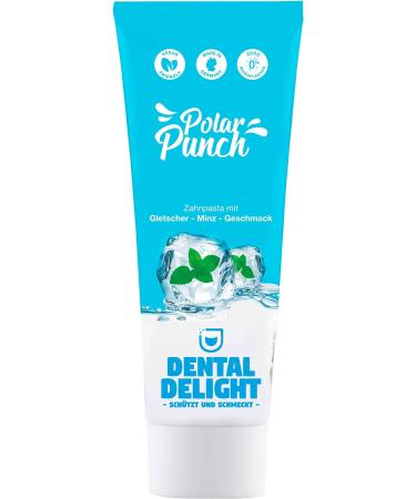 Dental Delight Toothpaste - Polar Punch Mint-Glacier Flavor | Vegan Climate Neutral & Microplastic-Free | International Shipping - Buy Online on GoSupps.com