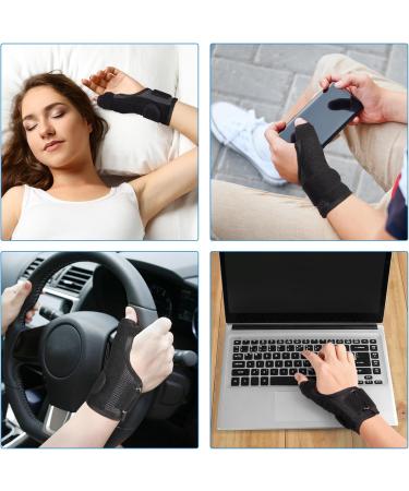 Cozyhealth Thumb Brace for Pain Relief - CMC Joint Spica Splint for Men & Women | Stabilization Support for Right/Left Hand (Black - Buy Online on GoSupps.com