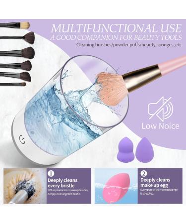 Buy Auto-Rotating Makeup Brush Cleaner - Electric Deep Cleaning & One-Click Operation | Universal for All Makeup Brushes - Buy Online on GoSupps.com