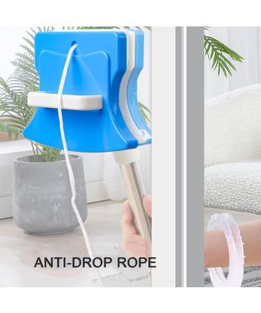 LTLJX Double-Side Magnetic Glass Cleaner with 360 Degree Rotation Head and Stainless Steel Extension Pole Home Cleaning Wiper for High-Rise Windows 5-36cm Green - Buy Online on GoSupps.com