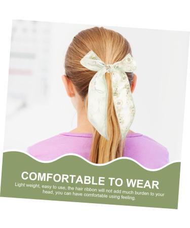 BIUDECO Green Hair Ties Scarf for Hair Green Wallet Tote Purse Flower Headbands Bandana for Hair Ladies Purse Hair Bandanas Vintage Purse Purses for Women Trendy Silk Handbag Miss - Buy Online on GoSupps.com