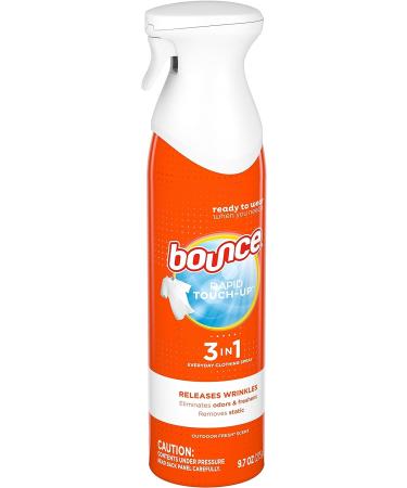 Bounce Wrinkle Release Spray 3-in-1 Odor Eliminator, Anti-Static Fabric Refresher 9.7 Fl Oz - Buy Online on GoSupps.com