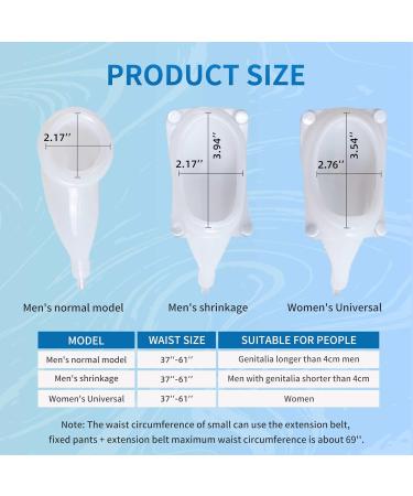 Silicone Urine Collector & Catheter Bags - Reusable Wearable Urinal System for Elderly Men | Bladder Control Solutions - Buy Online on GoSupps.com