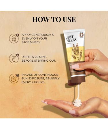 SPF 35 Sunscreen Gel - Lightweight Broad Spectrum PA 35 with Jojoba & Wheatgerm Paraben Free for All Skin Types - 50ml - Buy Online on GoSupps.com