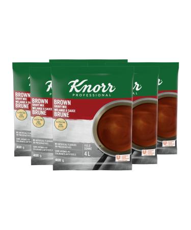 Knorr Professional Brown Gravy Gluten Free and Vegan 408 gr Pack of 6