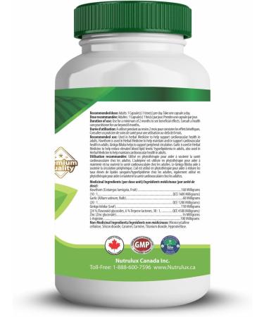 Heart Support (160 mg Hawthorn) Halal Gelatin Free Capsules (2) - Buy Online on GoSupps.com