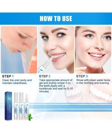3 Pcs Neslemy Gum Shield Therapy Gel & Lovilds Gum Repair Treatment - Teeth Whitening Essence Pen - Optimal Oral Care Solutions - Buy Online on GoSupps.com