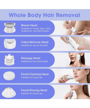  pilateur de cheveux pour femme rasoir lectrique pilateur facial tondeuse bikini rasoir 7 en 1 pour le visage les l vres le menton les aisselles les jambes tanche IPX7 cadeaux pour - Buy Online on GoSupps.com