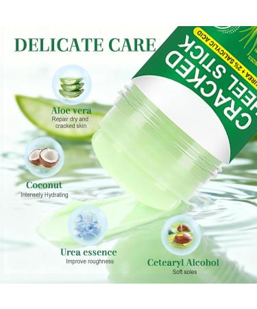 Foot Cream - Fast Absorbing Travel Size 40g Nourishing Care for Heels and Cracked Feet | For Knees Elbows Rough Skin and Plants - Women Adults Travel Home - Buy Online on GoSupps.com