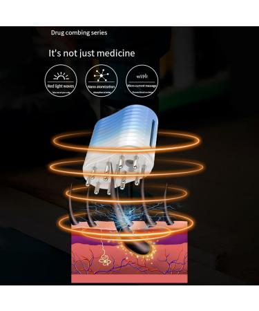 Electric Hair Oil Applicator Precision Oil Dispenser for Scalp and Hair Treatment soft and heated design for better absorption ideal for Blue - Buy Online on GoSupps.com