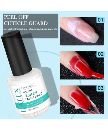 LOUINSTIC Nail Polish Remover Gel - 3-5 Minute Removal with Latex Tape | No Foils Needed - Buy Online on GoSupps.com