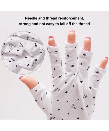 UV Gloves for Gel Manicures Nail Tech Gloves Sun Protection Gloves 3 Pairs UV Gloves for Nails Fingerless UV Light Gloves for Gel Nails Protect Your Skin from UV Harm - Buy Online on GoSupps.com