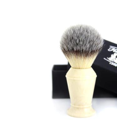Synthetic Hair Shaving Brush with Ivory Handle | Classic Gift Box Included - Premium Quality Shaving Accessories - Buy Online on GoSupps.com