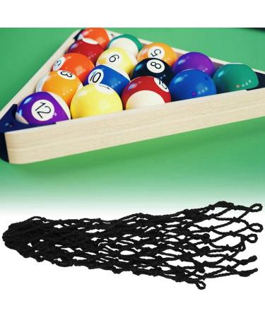 6Pcs/Set Premium Nylon Billiards Table Pockets - Durable & Tensile Mesh Net for Pool Tables - Ideal Accessories for Billiards Enthusiasts - Black - Buy Online on GoSupps.com