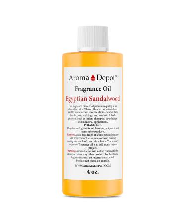 Egyptian Sandalwood 4 oz. Fragrance Oil I Perfume I Skin Oil I Scented Oil. DIY Projects Such as Candles Bath Bombs Body Butters Creams & Lotions. Few Drops in The Diffuser Burners or Warmers.