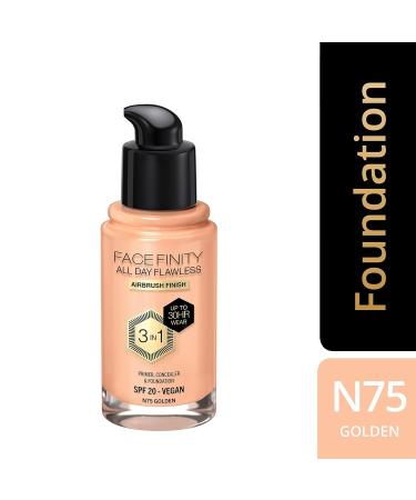 Max Factor Facefinity All Day Flawless Make-up - Fb.75 Golden | Buy Internationally - Buy Online on GoSupps.com