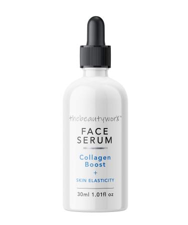 thebeautyworX Collagen Boost Face Serum to Help Increase Skin Elasticity & Reduce Wrinkles 30ml
