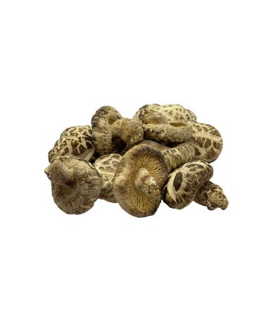 Premium Japanese White Flower Dried Shiitake Mushrooms - Grade AAA - 16 Ounces - Product of Japan by NATURAURA - Buy Online on GoSupps.com