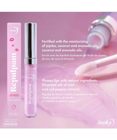Looky Lip Plumper 2.5 ml (0.08 oz) - Instant Volumizing Lip Serum with Jojoba Avocado & Coconut Oils - Hydrates Softens & Redefines Lips - Natural Vegan Cruelty-Free Paraben-Free - Made in Canada (#1 Strawberry) #1 Strawberry 2.5 ml (Pack of 1) - Buy Online on GoSupps.com