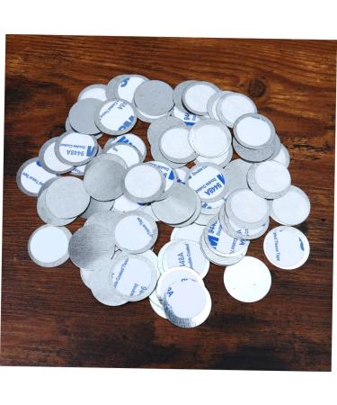 Housoutil 100pcs Stickers Metal Makeup Eyeshadow Palette Eyeshadow Tin Iron Plates Eye Shadow Tool Make up - Buy Online on GoSupps.com