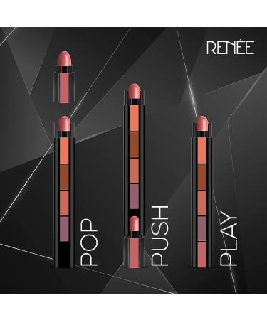 RENEE Fab 5 Nude 5-in-1 Lipstick 7.5gm - Long-lasting, moisturizing lipstick for beautiful lips - Buy Online on GoSupps.com