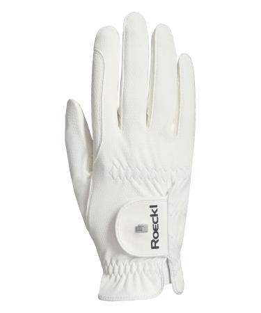 Roeckl Sports Riding Gloves ROECK-Grip PRO Unisex Summer Gloves 3 Colors Size 6-11 8 White