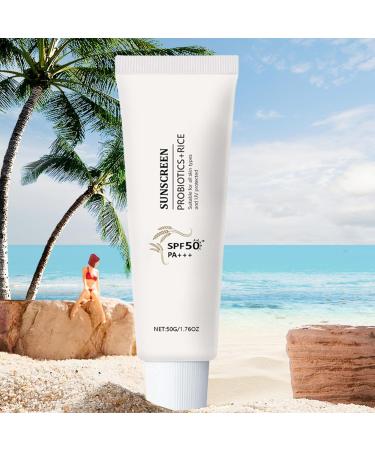 Moisturizing Sunscreen Travel Size for Women Portable Sunscreen Lotion SPF 50+ for Travel - Buy Online on GoSupps.com