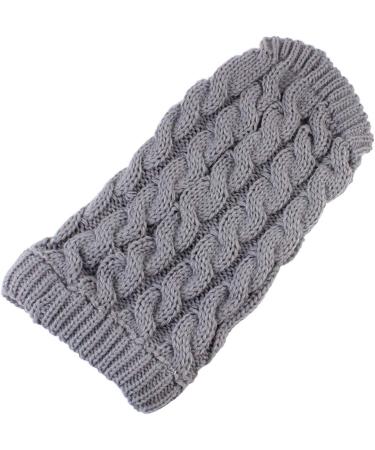 Buy PetyOung XL Gray Dog Sweater Vest | Warm Knit Wool Coat for Small & Medium Dogs - Winter Crochet Clothing - Buy Online on GoSupps.com